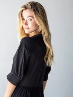 Natural Life Rebecca Tiered Dress - Black 7 Natural Life Rebecca Tiered Dress - Black -Natural Life Shop 1A2A5650