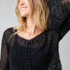 Natural Life Ashlyn Bell Sleeve Sweater - Black -Natural Life Shop 1A2A7009 20copy
