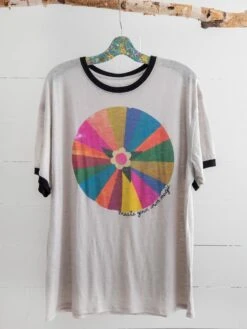 Natural Life Ringer Oversized Tee Shirt - Create Your Own Magic -Natural Life Shop 1A2A7551