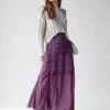 Natural Life Amy Maxi Skirt - Red Blue Gold Border -Natural Life Shop 484A0077 20copy