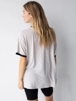 Natural Life Ringer Oversized Tee Shirt - Create Your Own Magic -Natural Life Shop 484A0962 20copy