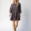 Natural Life Heidi Mini Dress - Navy Paisley -Natural Life Shop 484A2518 20copy
