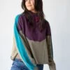 Natural Life Jess Color Block Pullover - Purple -Natural Life Shop 484A3612 20copy