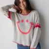 Natural Life Carson Knit Sweater - Smiley 2 Natural Life Carson Knit Sweater - Smiley -Natural Life Shop 484A4342 20copy