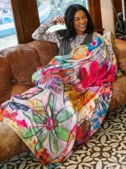 Natural Life Cozy Throw Blanket - Life She Loved