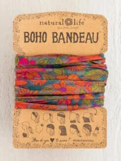 Natural Life Full Boho Bandeau® Headband - Watercolor Neon