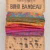 Natural Life Full Boho Bandeau® Headband - Rainbow Borders -Natural Life Shop BBW327 5