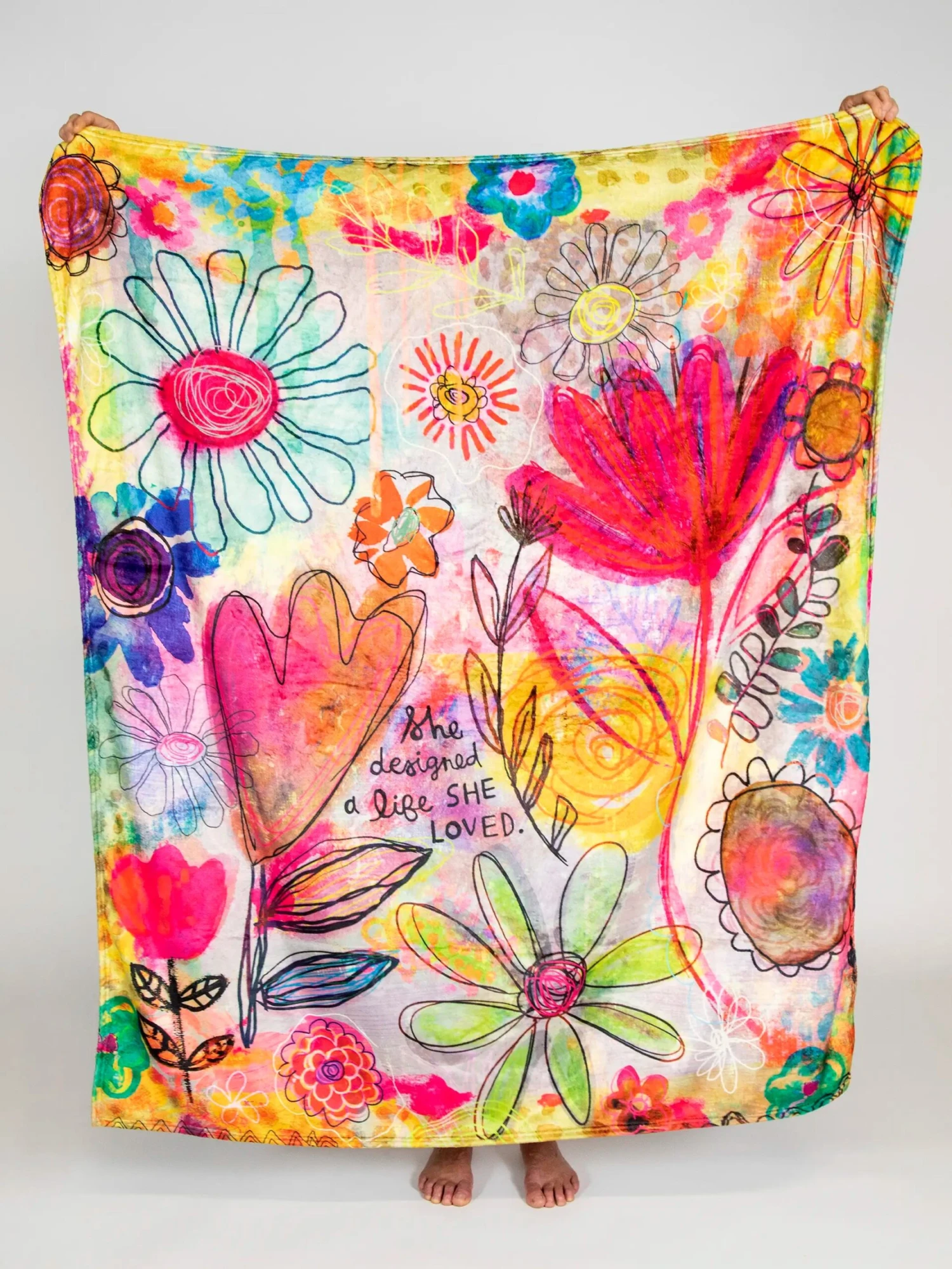 Natural Life Cozy Throw Blanket - Life She Loved 4 Natural Life Cozy Throw Blanket - Life She Loved - Image 2