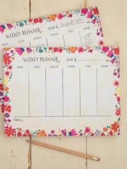 Natural Life Weekly Desk Pad