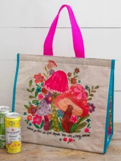 Natural Life Insulated Cooler Tote - Life Is Amazing -Natural Life Shop GBAG000056 1