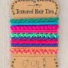 Natural Life Textured Hair Ties, Set Of 10 - Rainbow -Natural Life Shop HDBN000022