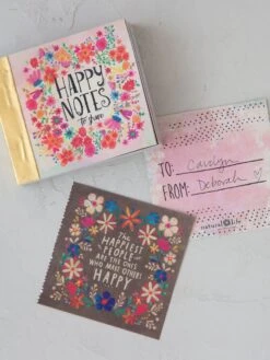 Natural Life Happy Notes - Pink