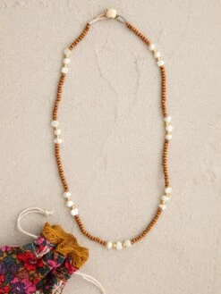 Natural Life Golden Eye Pearl Choker
