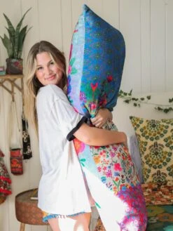 Natural Life Reversible Cozy Body Pillow Cover - Floral