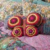 Natural Life Crochet Pillow - Butterfly -Natural Life Shop PLW000066 2