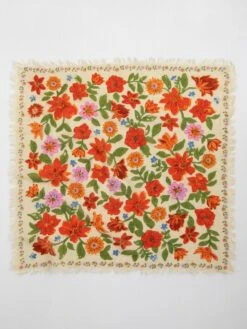 Natural Life Printed Bandana - Cream Floral