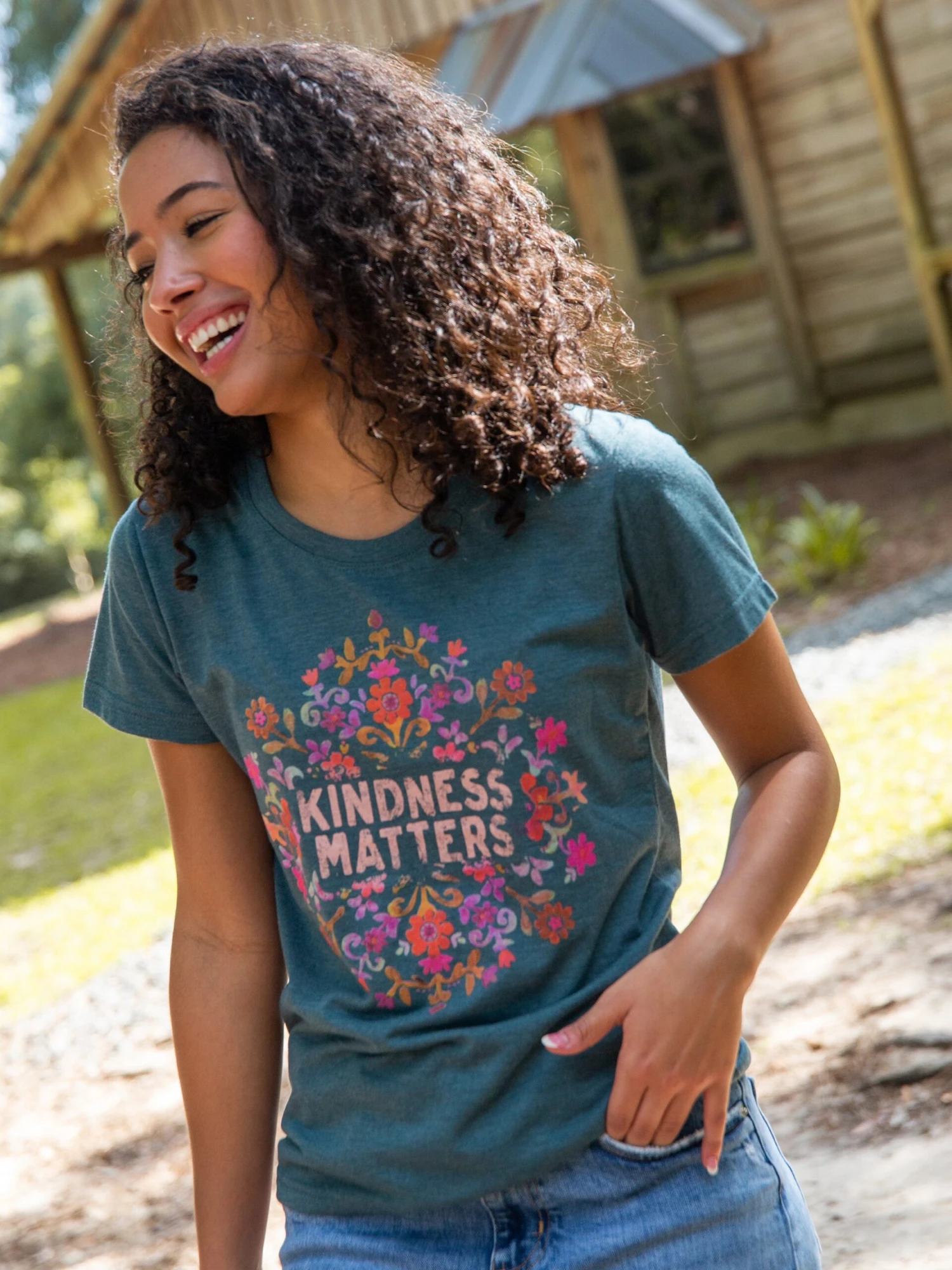 Natural Life Perfect Fit Tee Shirt - Kindness 3 Natural Life Perfect Fit Tee Shirt - Kindness
