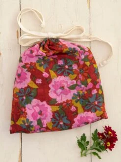 Natural Life Tunic-In-A-Bag - Pink Red Floral