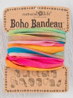 Natural Life Full Boho Bandeau® Headband - Rainbow Ombre